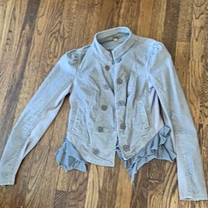 Free People Military Style Corduroy Jacket